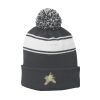 Stripe Pom Pom Beanie Thumbnail