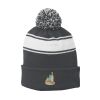 Stripe Pom Pom Beanie Thumbnail