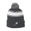 Stripe Pom Pom Beanie Thumbnail