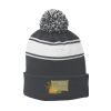 Stripe Pom Pom Beanie Thumbnail