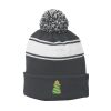 Stripe Pom Pom Beanie Thumbnail