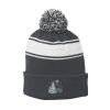 Stripe Pom Pom Beanie Thumbnail