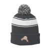 Stripe Pom Pom Beanie Thumbnail