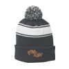 Stripe Pom Pom Beanie Thumbnail