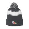Stripe Pom Pom Beanie Thumbnail