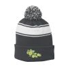 Stripe Pom Pom Beanie Thumbnail