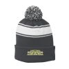 Stripe Pom Pom Beanie Thumbnail