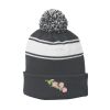 Stripe Pom Pom Beanie Thumbnail