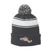 Stripe Pom Pom Beanie Thumbnail