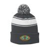 Stripe Pom Pom Beanie Thumbnail