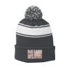 Stripe Pom Pom Beanie Thumbnail