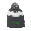 Stripe Pom Pom Beanie Thumbnail