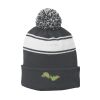 Stripe Pom Pom Beanie Thumbnail