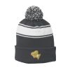 Stripe Pom Pom Beanie Thumbnail