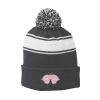 Stripe Pom Pom Beanie Thumbnail