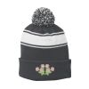 Stripe Pom Pom Beanie Thumbnail
