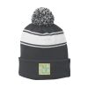 Stripe Pom Pom Beanie Thumbnail