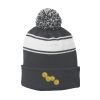 Stripe Pom Pom Beanie Thumbnail
