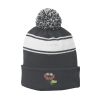 Stripe Pom Pom Beanie Thumbnail