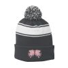 Stripe Pom Pom Beanie Thumbnail