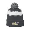 Stripe Pom Pom Beanie Thumbnail