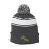 Stripe Pom Pom Beanie Thumbnail