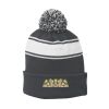 Stripe Pom Pom Beanie Thumbnail
