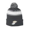 Stripe Pom Pom Beanie Thumbnail