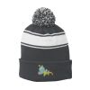 Stripe Pom Pom Beanie Thumbnail