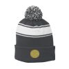 Stripe Pom Pom Beanie Thumbnail