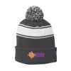 Stripe Pom Pom Beanie Thumbnail