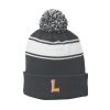 Stripe Pom Pom Beanie Thumbnail