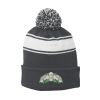 Stripe Pom Pom Beanie Thumbnail