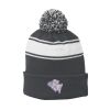 Stripe Pom Pom Beanie Thumbnail