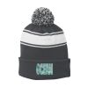 Stripe Pom Pom Beanie Thumbnail