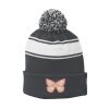 Stripe Pom Pom Beanie Thumbnail