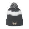 Stripe Pom Pom Beanie Thumbnail