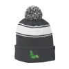 Stripe Pom Pom Beanie Thumbnail