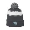 Stripe Pom Pom Beanie Thumbnail