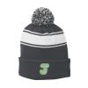 Stripe Pom Pom Beanie Thumbnail