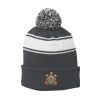 Stripe Pom Pom Beanie Thumbnail