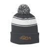 Stripe Pom Pom Beanie Thumbnail