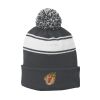 Stripe Pom Pom Beanie Thumbnail