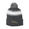 Stripe Pom Pom Beanie Thumbnail