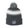 Stripe Pom Pom Beanie Thumbnail