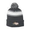 Stripe Pom Pom Beanie Thumbnail