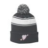 Stripe Pom Pom Beanie Thumbnail