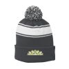 Stripe Pom Pom Beanie Thumbnail