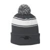 Stripe Pom Pom Beanie Thumbnail