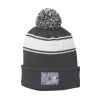 Stripe Pom Pom Beanie Thumbnail